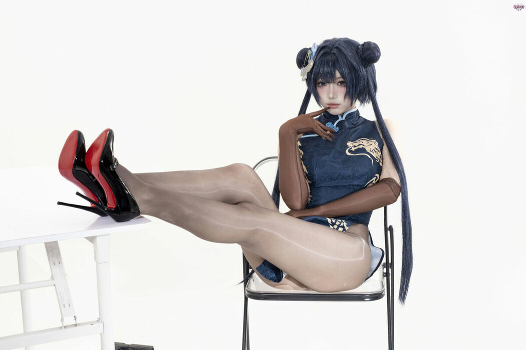 Coser@柒柒要乖哦 – 蔚蓝档案 妃咲原皮 Part02 (49P)