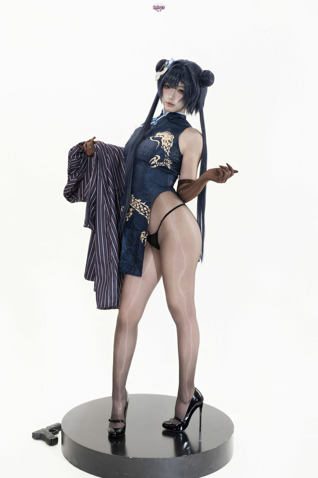 Coser@柒柒要乖哦 – 蔚蓝档案 妃咲原皮 Part02 (49P)