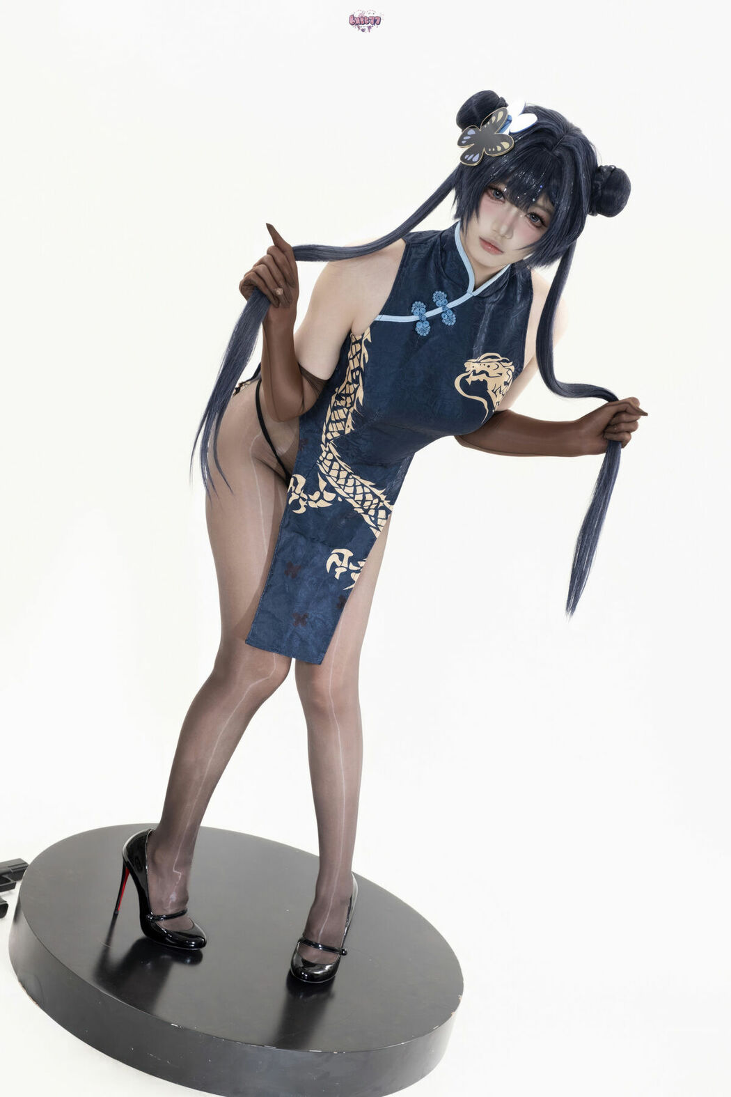 Coser@柒柒要乖哦 – 蔚蓝档案 妃咲原皮 Part02 (49P)