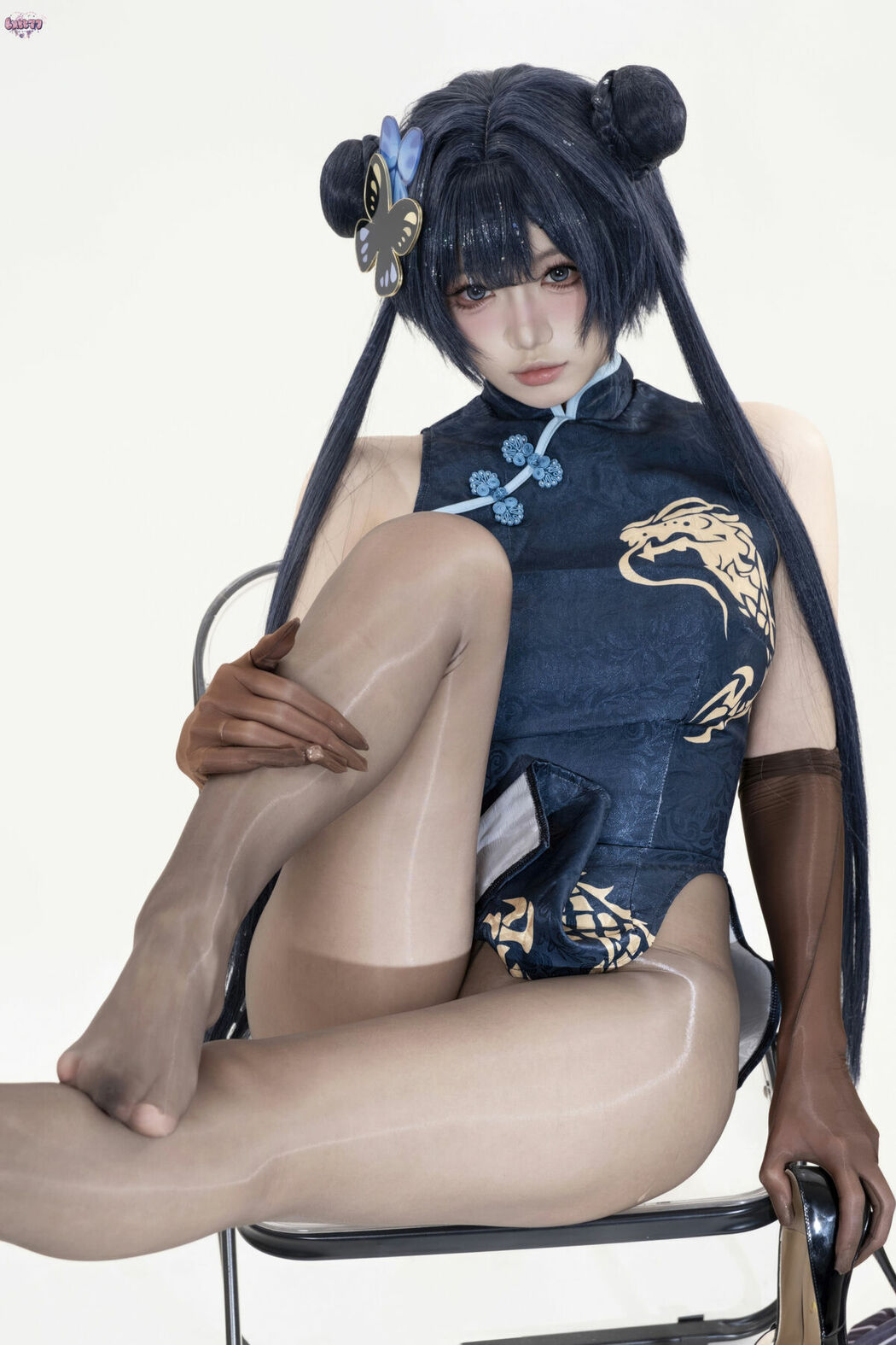 Coser@柒柒要乖哦 – 蔚蓝档案 妃咲原皮 Part02 (49P)