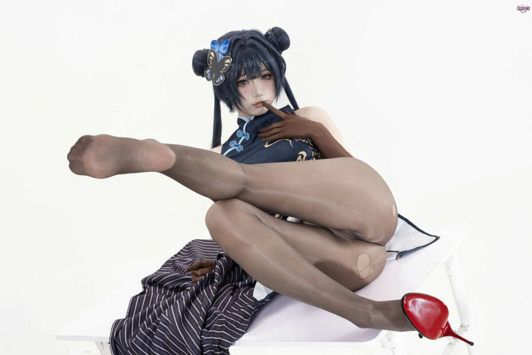 Coser@柒柒要乖哦 – 蔚蓝档案 妃咲原皮 Part02 (49P)