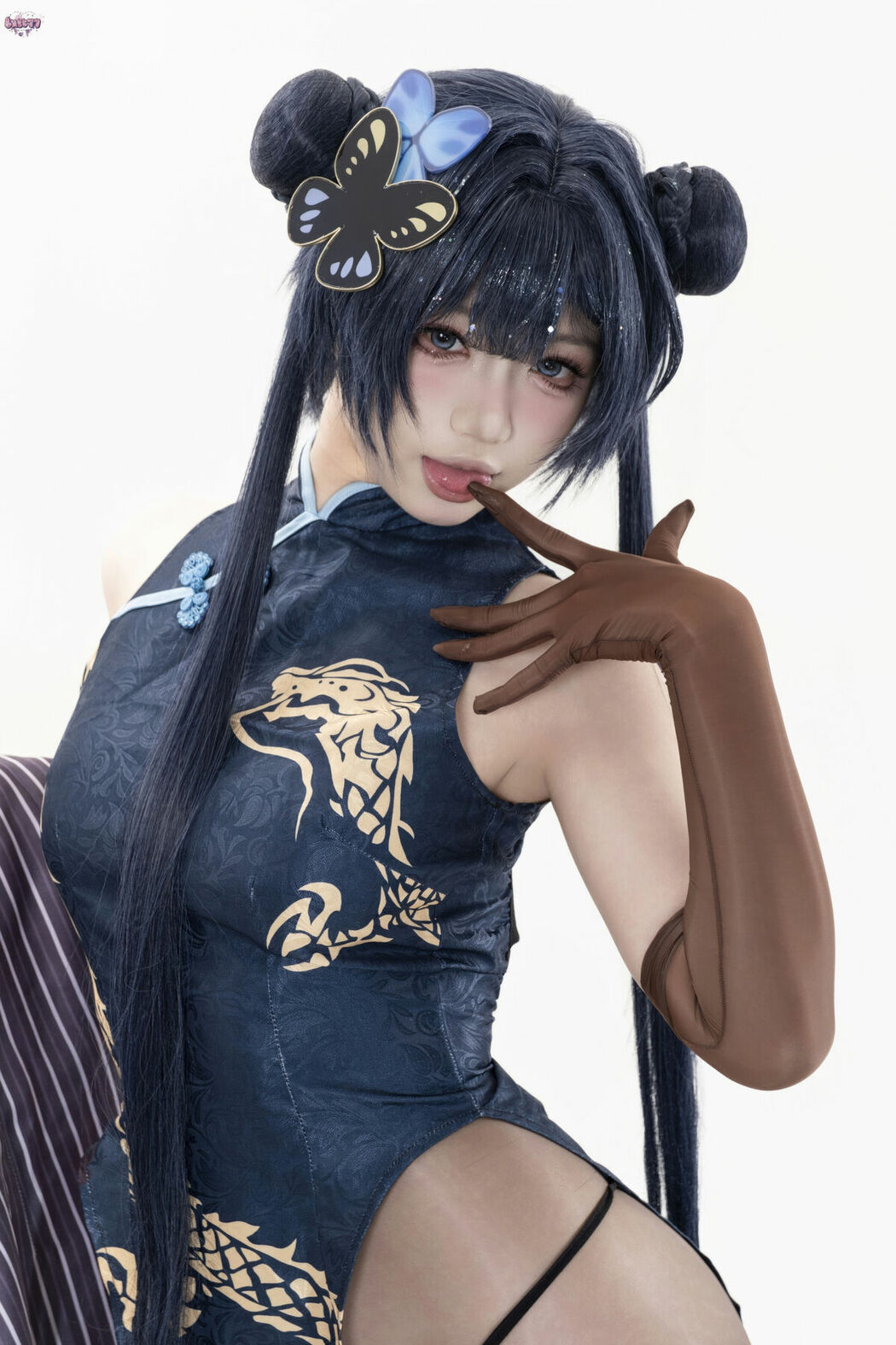 Coser@柒柒要乖哦 – 蔚蓝档案 妃咲原皮 Part02 (49P)