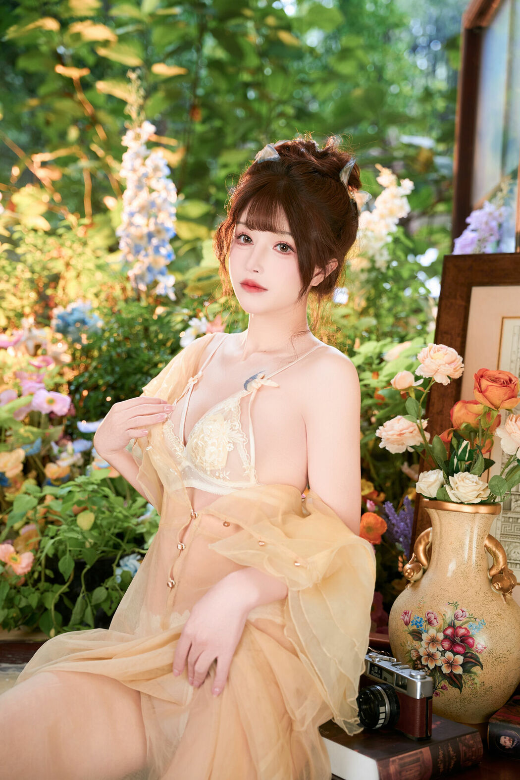 Coser@鹿八岁 – 深林的洁白花语 Part02 (53P)