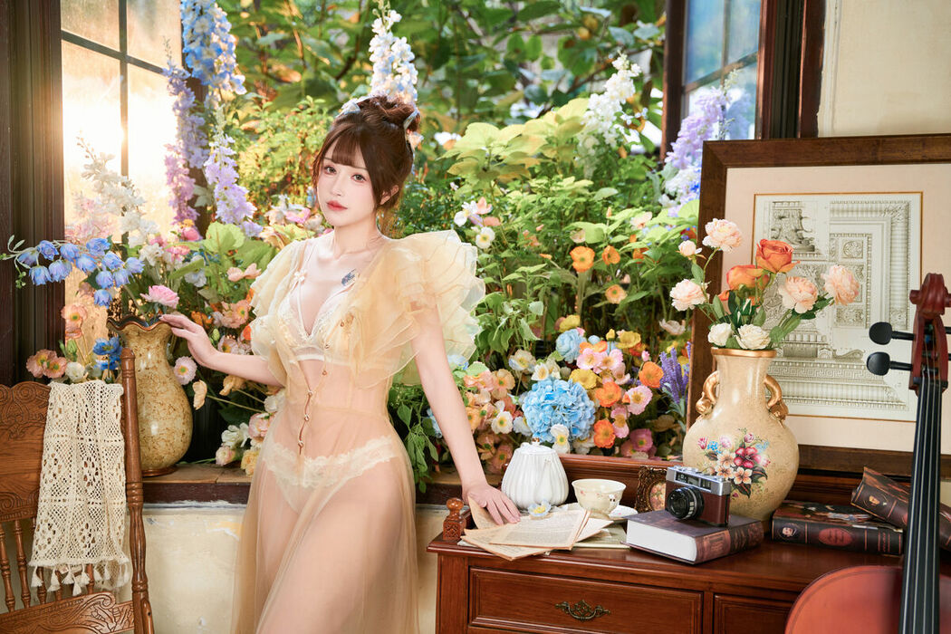 Coser@鹿八岁 – 深林的洁白花语 Part02 (53P)