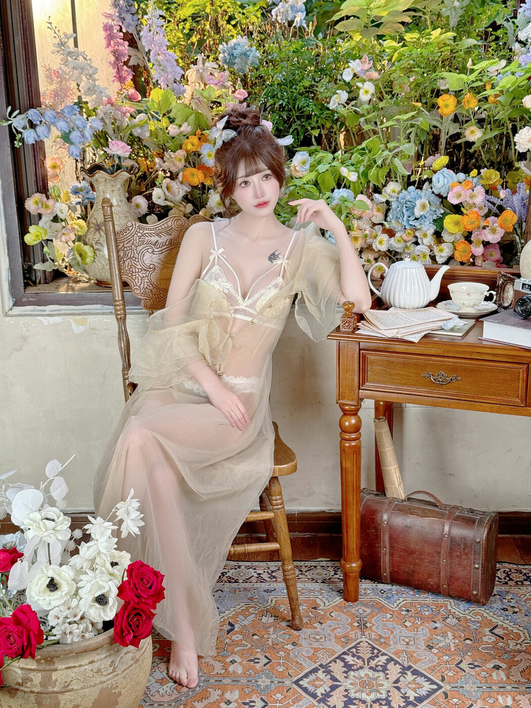 Coser@鹿八岁 – 深林的洁白花语 Part02 (53P)