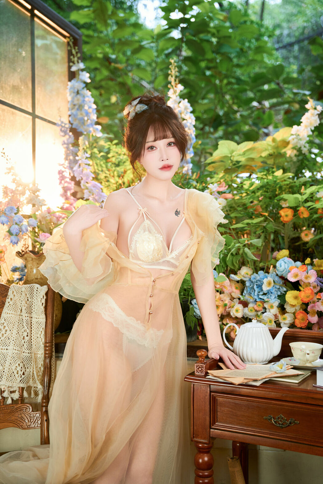 Coser@鹿八岁 – 深林的洁白花语 Part02 (53P)