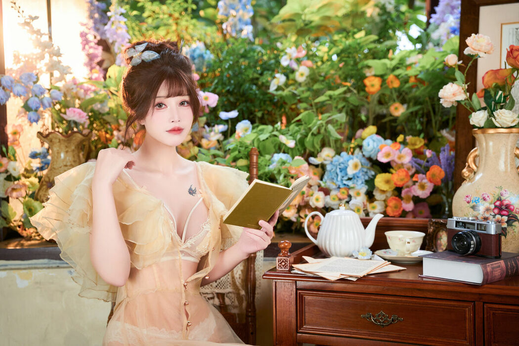 Coser@鹿八岁 – 深林的洁白花语 Part02 (53P)