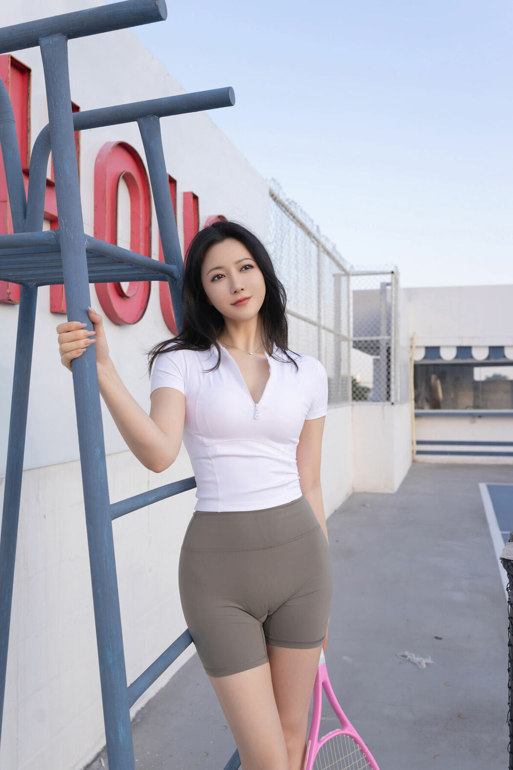 内购无水印 Yu Zi Jiang Fish 鱼子酱Fish – 网球场 Part01 (61P)