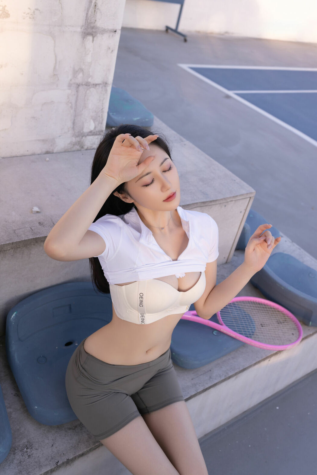 内购无水印 Yu Zi Jiang Fish 鱼子酱Fish – 网球场 Part01 (61P)