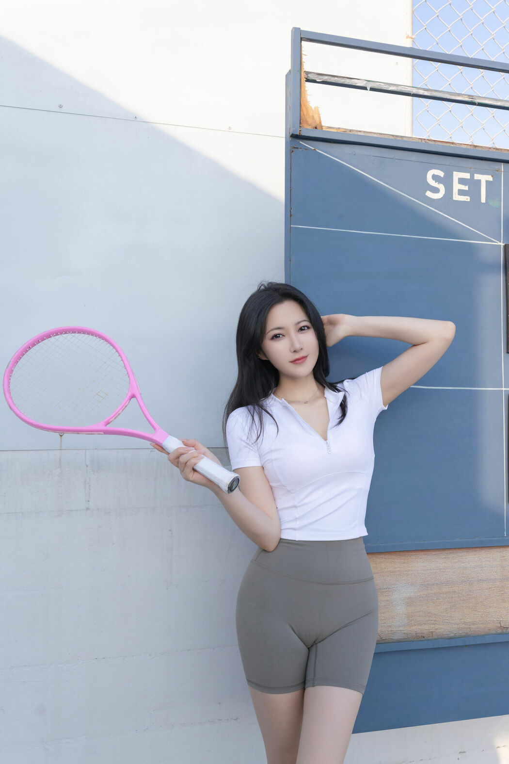 内购无水印 Yu Zi Jiang Fish 鱼子酱Fish – 网球场 Part01 (61P)