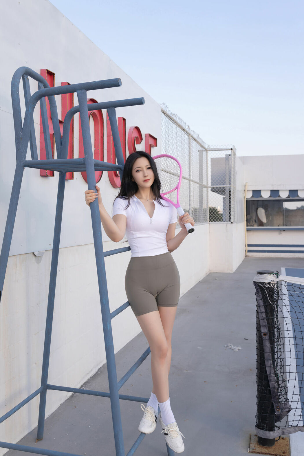 内购无水印 Yu Zi Jiang Fish 鱼子酱Fish – 网球场 Part01 (61P)