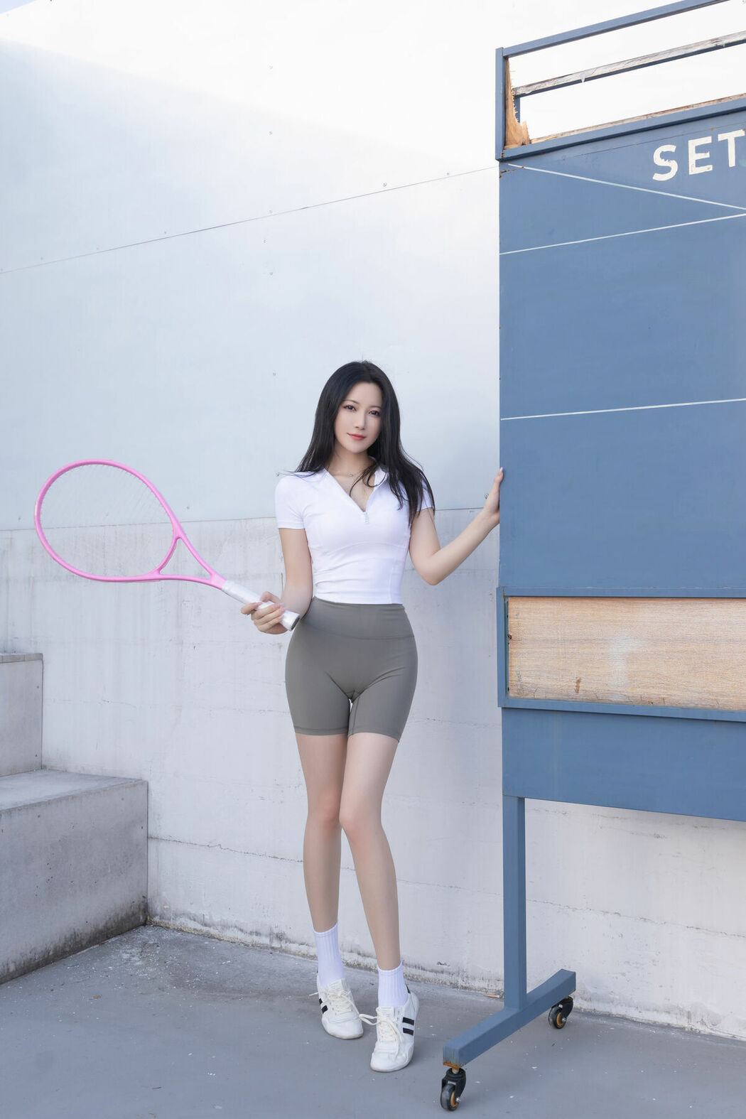 内购无水印 Yu Zi Jiang Fish 鱼子酱Fish – 网球场 Part01 (61P)