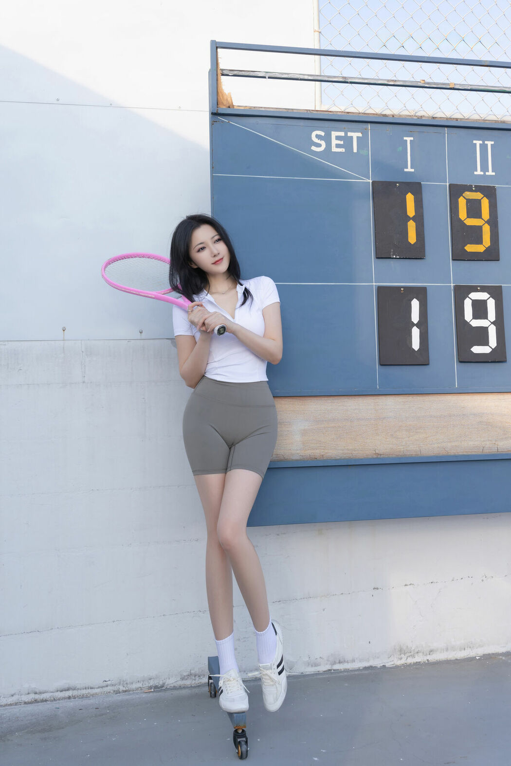 内购无水印 Yu Zi Jiang Fish 鱼子酱Fish – 网球场 Part01 (61P)