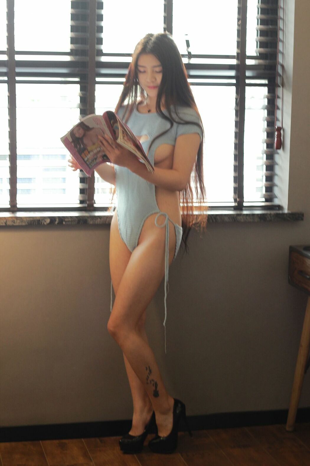 Private Photoshoot Cici – 高挑长腿女神 粉嫩特写 全尺度私拍 Part02 (65P)