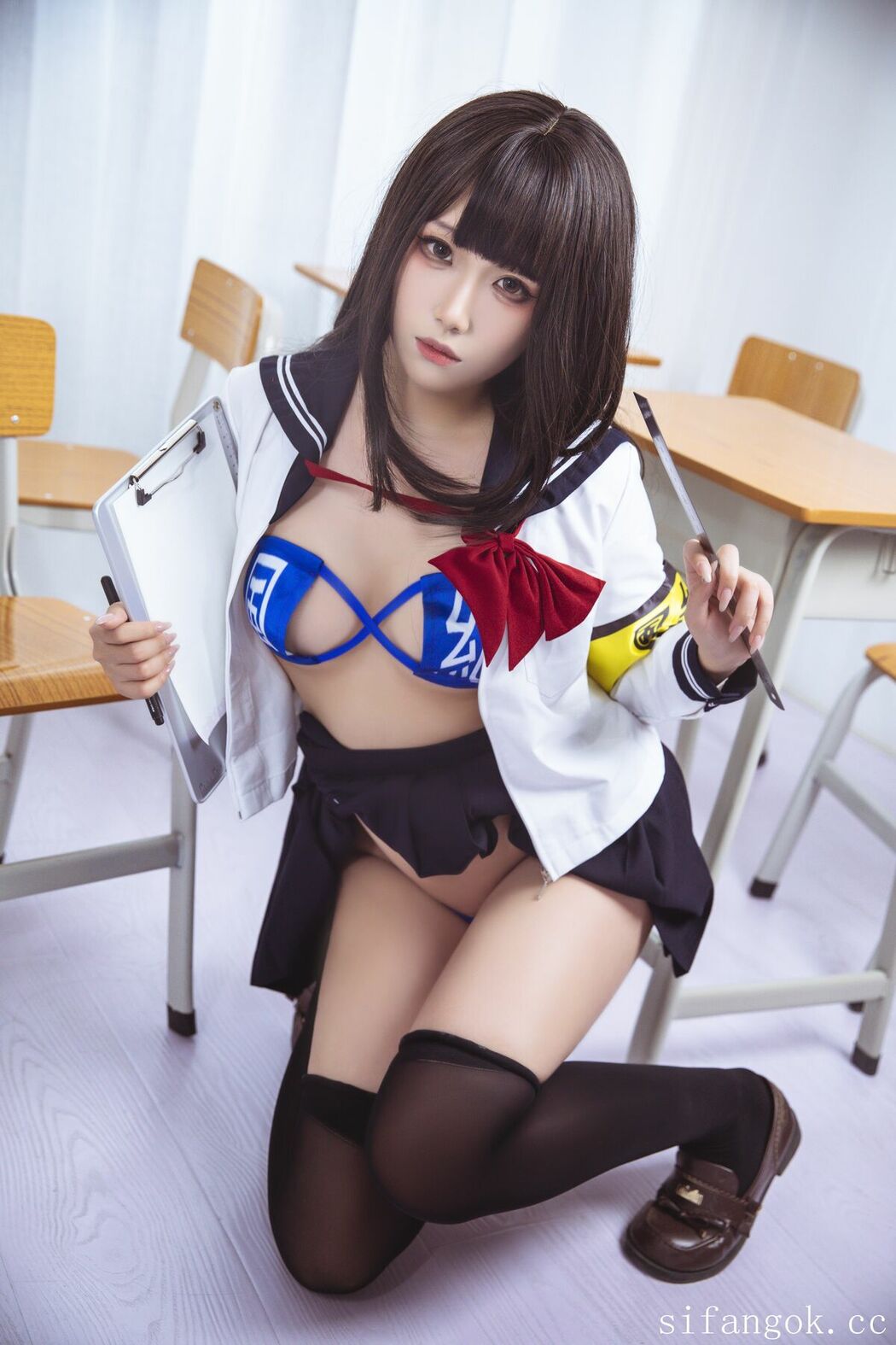 Coser@以理服人藜藜子 – 风纪委员 (38P)