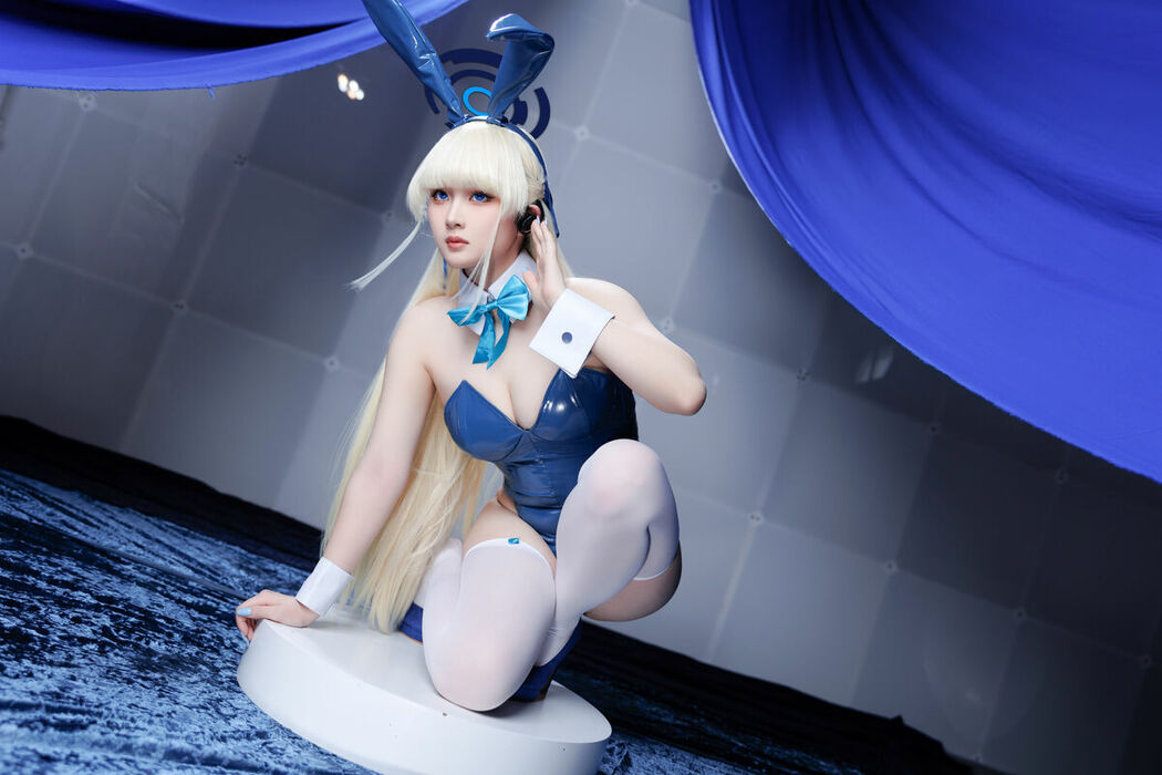 Coser@屿鱼 – 蔚蓝档案 飞鸟马时 兔女郎 S (46P)