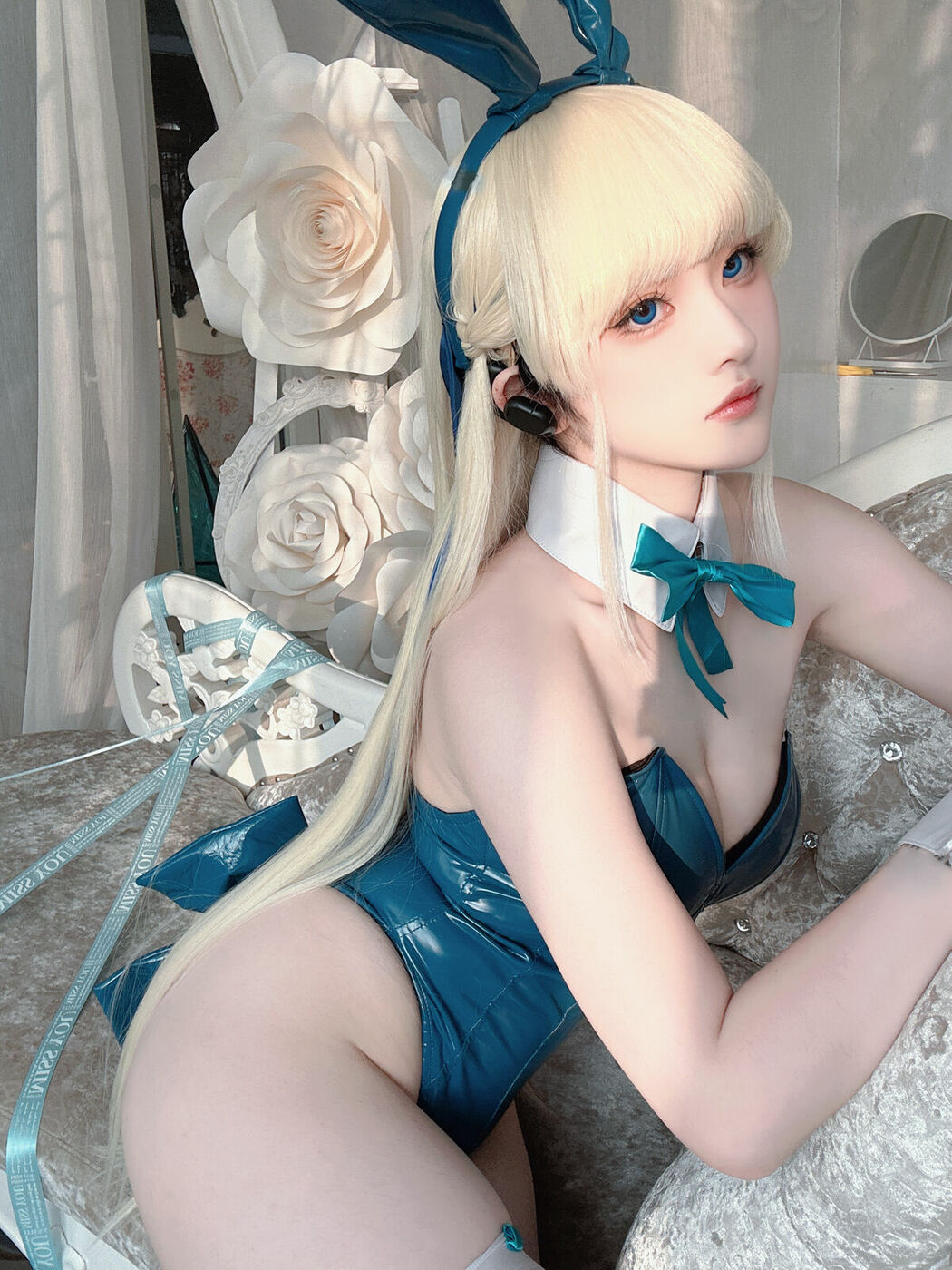 Coser@屿鱼 – 蔚蓝档案 飞鸟马时 兔女郎 S (46P)