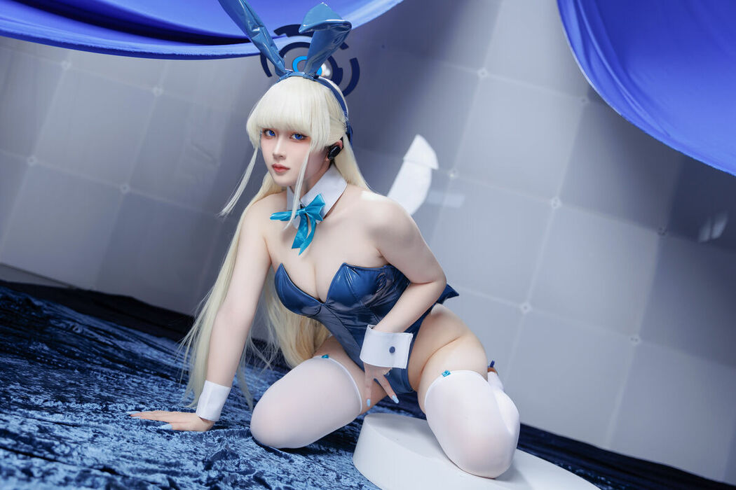 Coser@屿鱼 – 蔚蓝档案 飞鸟马时 兔女郎 S (46P)