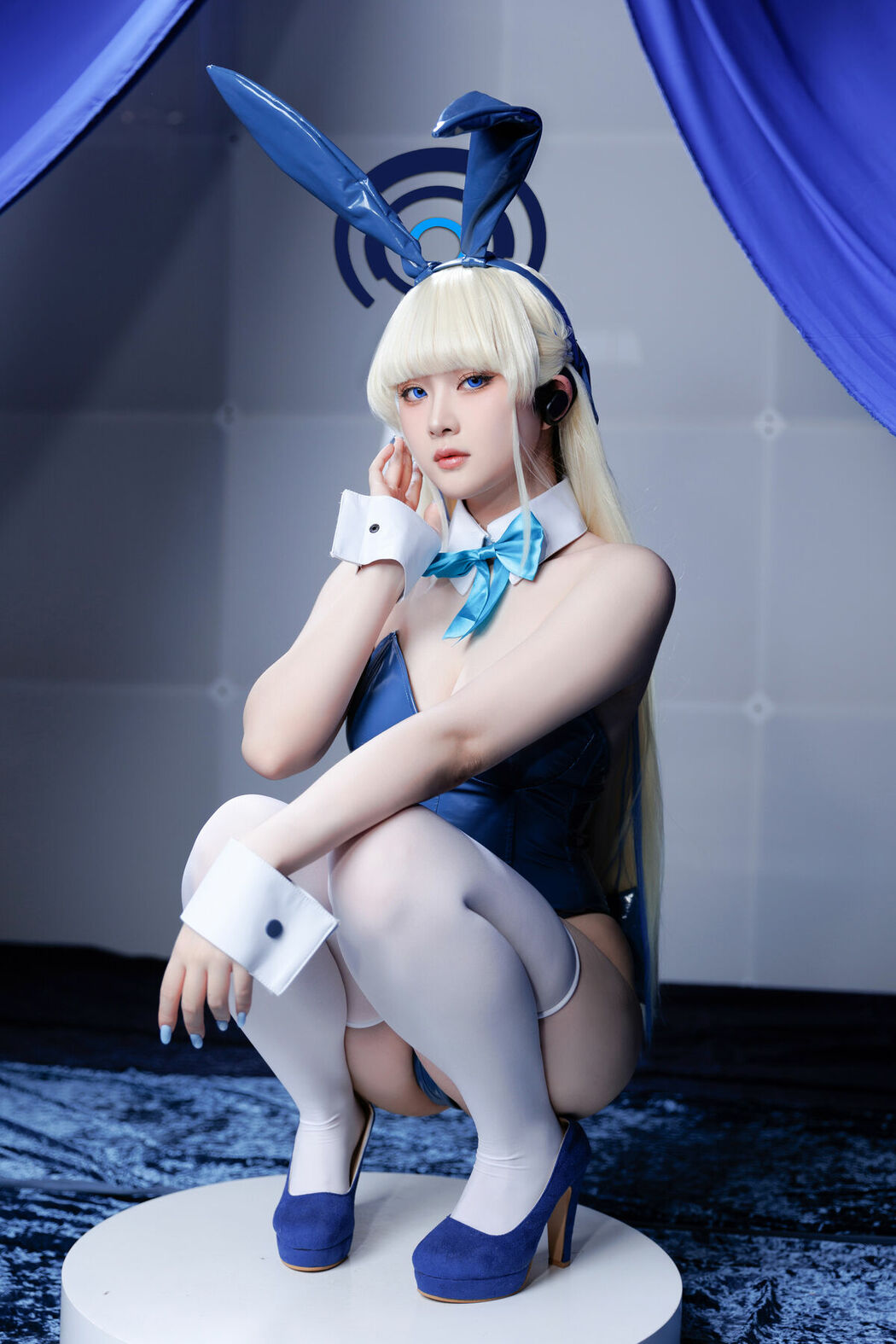 Coser@屿鱼 – 蔚蓝档案 飞鸟马时 兔女郎 S (46P)
