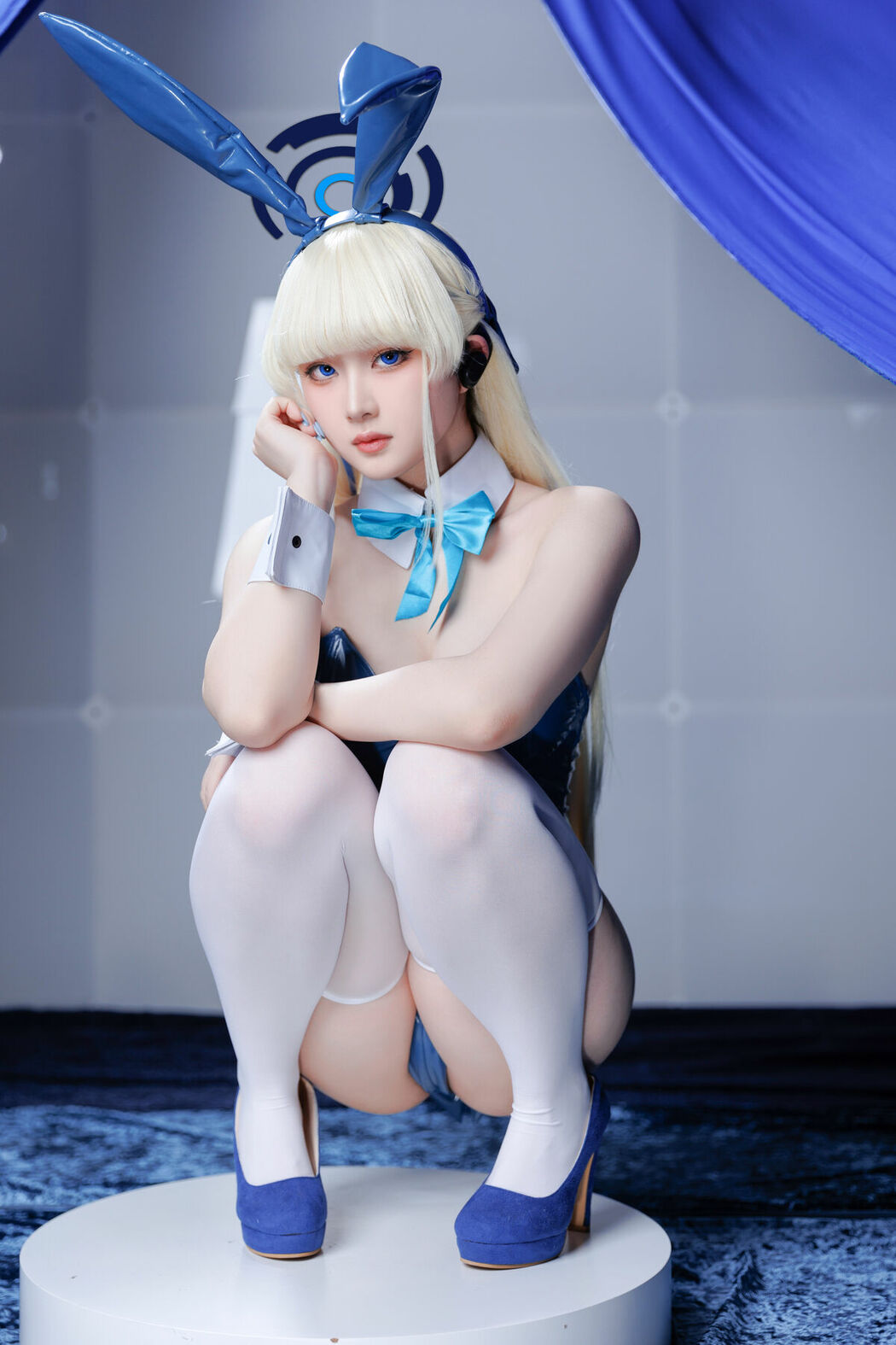 Coser@屿鱼 – 蔚蓝档案 飞鸟马时 兔女郎 S (46P)