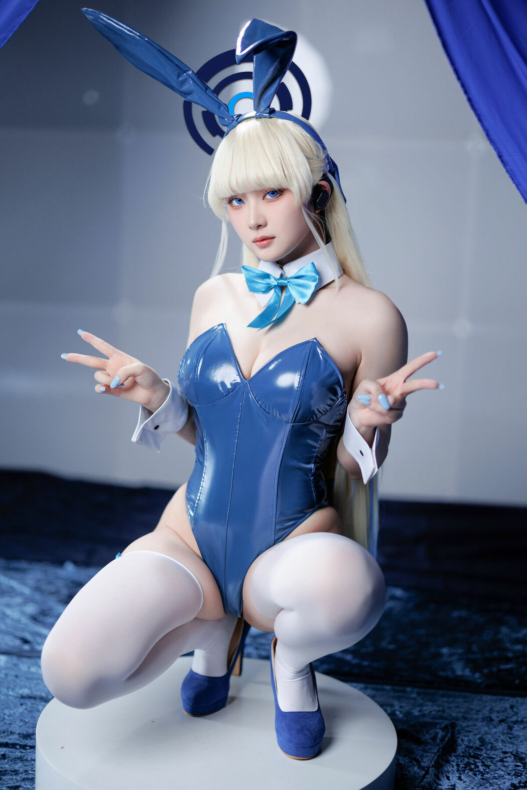 Coser@屿鱼 – 蔚蓝档案 飞鸟马时 兔女郎 S (46P)