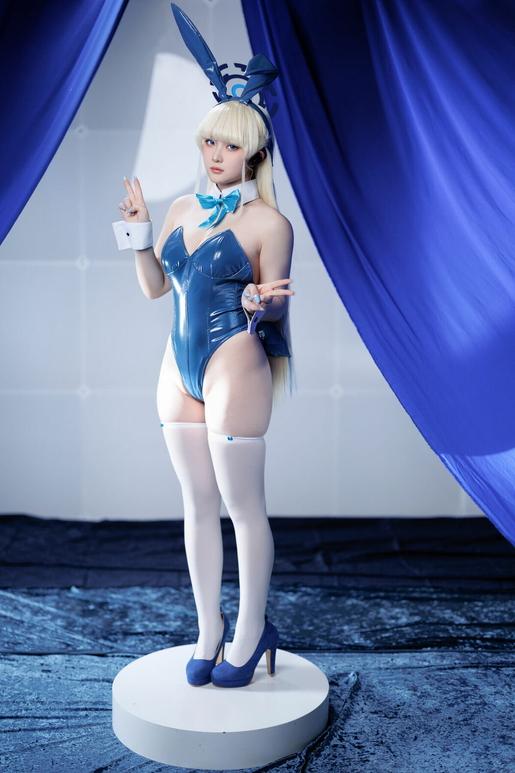 Coser@屿鱼 – 蔚蓝档案 飞鸟马时 兔女郎 S (46P)