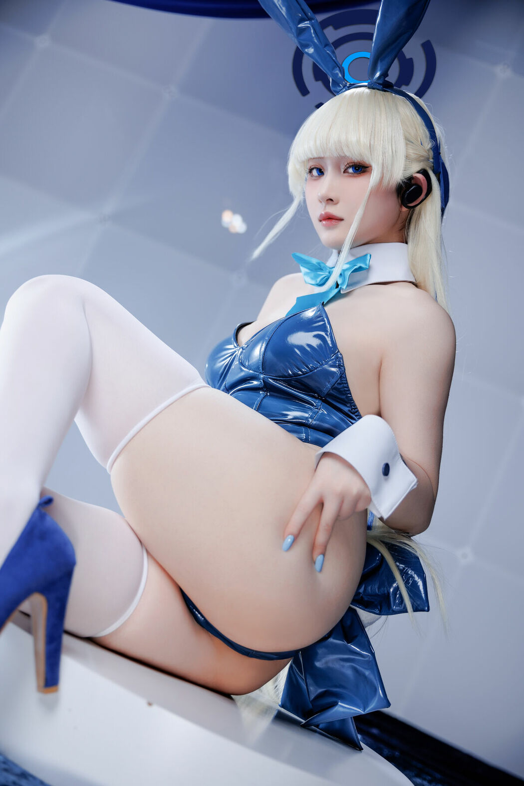 Coser@屿鱼 – 蔚蓝档案 飞鸟马时 兔女郎 S (46P)