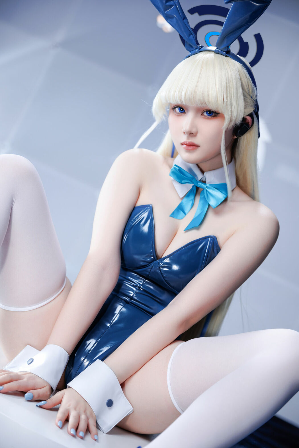 Coser@屿鱼 – 蔚蓝档案 飞鸟马时 兔女郎 S (46P)