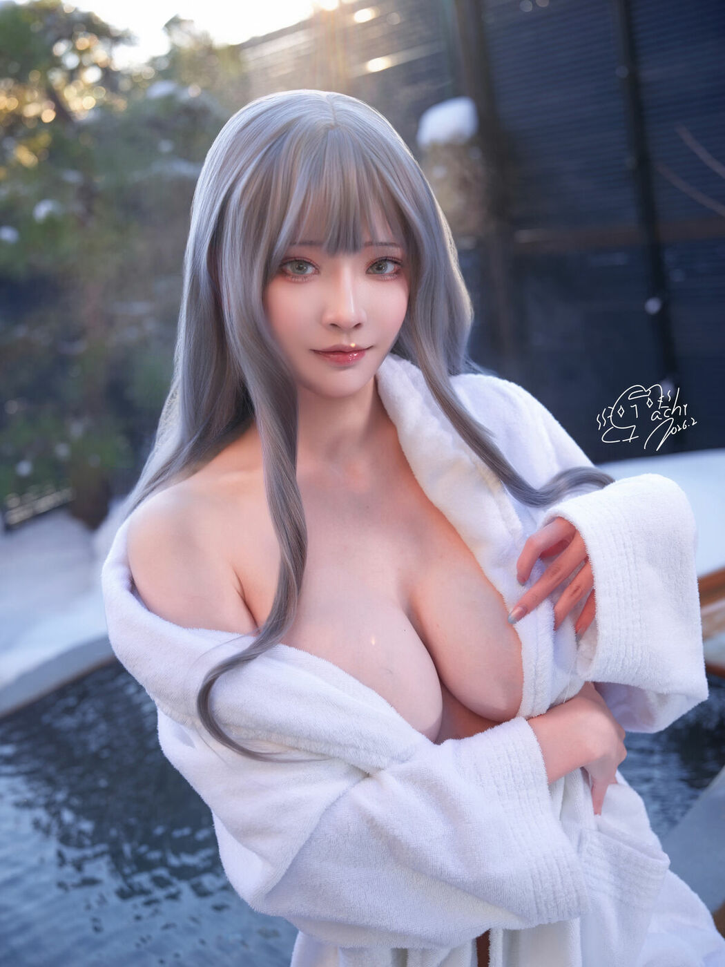 Coser@Machi馬吉 – 温泉浴袍 (25P – 1V)