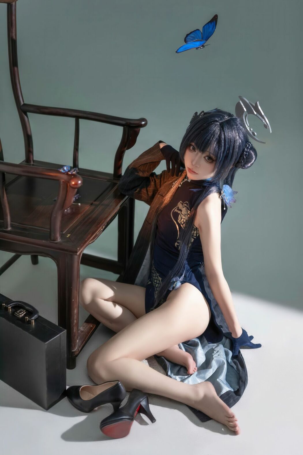 Coser@矢量鱼 – 蔚蓝档案 龙华妃咲 (25P)