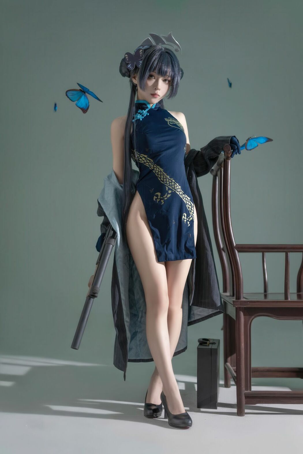 Coser@矢量鱼 – 蔚蓝档案 龙华妃咲 (25P)