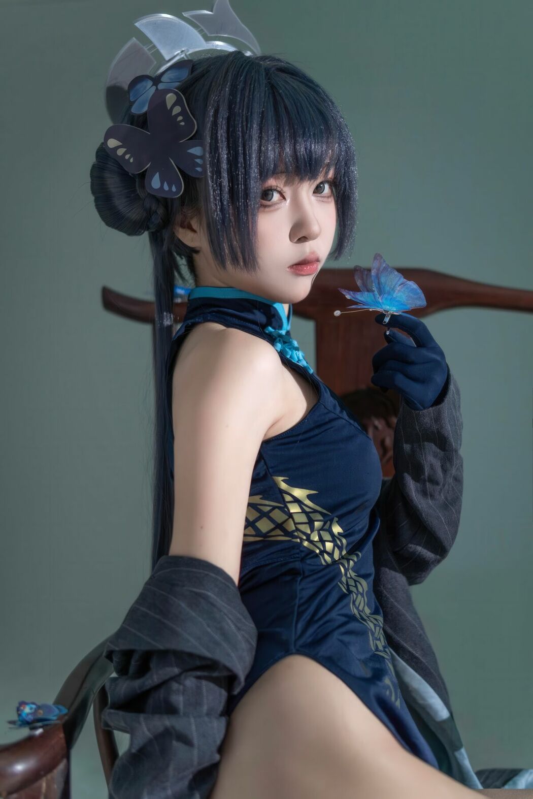 Coser@矢量鱼 – 蔚蓝档案 龙华妃咲 (25P)