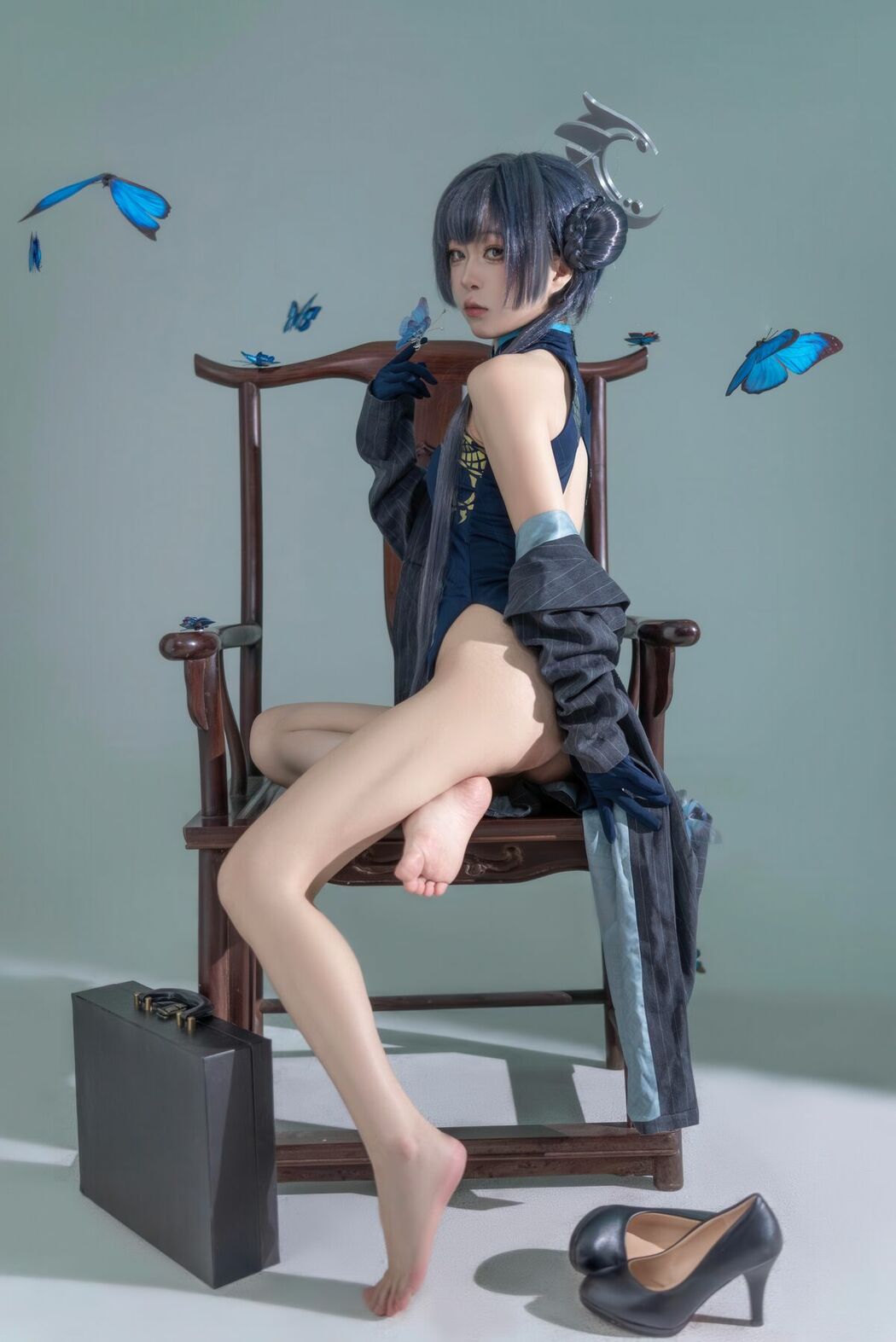 Coser@矢量鱼 – 蔚蓝档案 龙华妃咲 (25P)