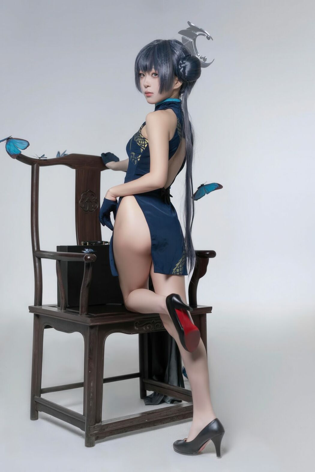 Coser@矢量鱼 – 蔚蓝档案 龙华妃咲 (25P)