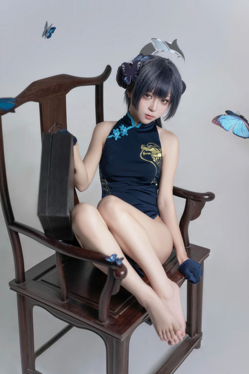 Coser@矢量鱼 – 蔚蓝档案 龙华妃咲 (25P)