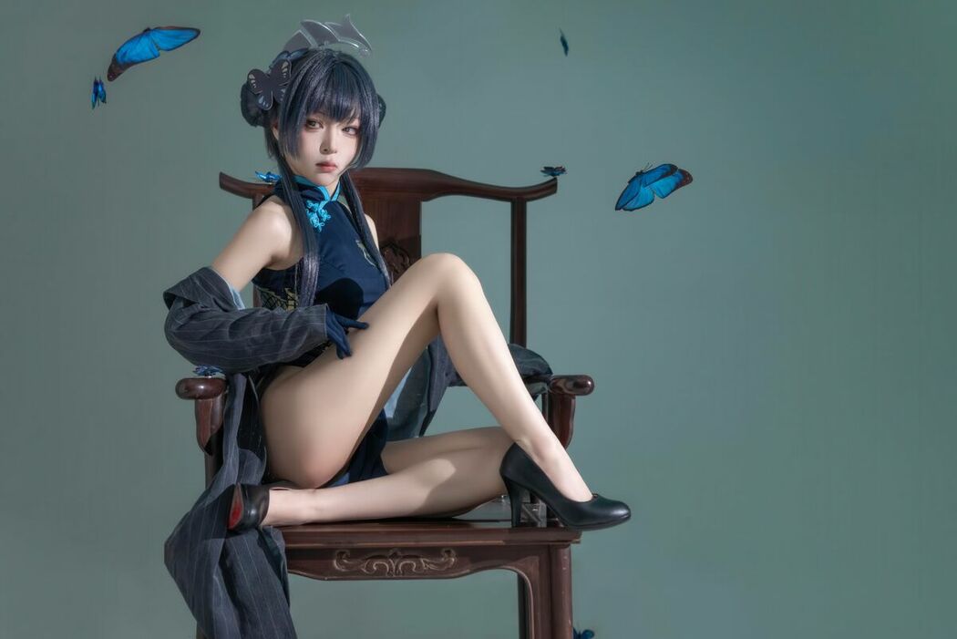 Coser@矢量鱼 – 蔚蓝档案 龙华妃咲 (25P)