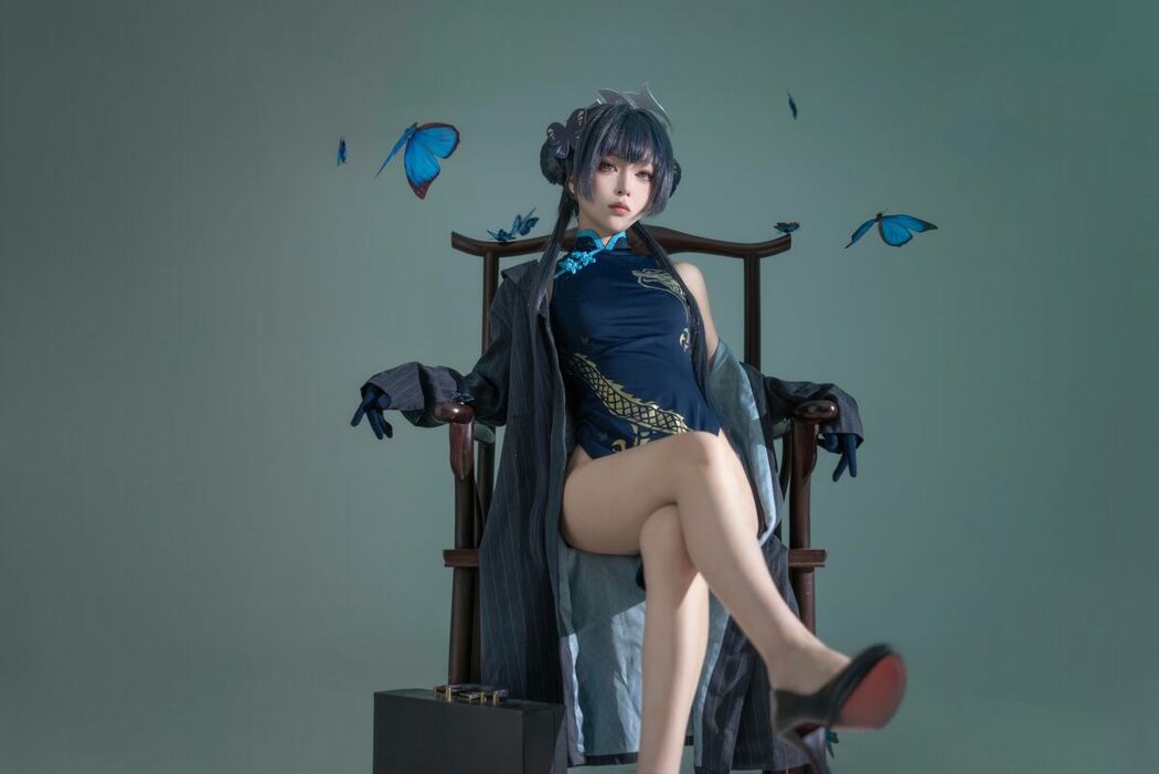 Coser@矢量鱼 – 蔚蓝档案 龙华妃咲 (25P)