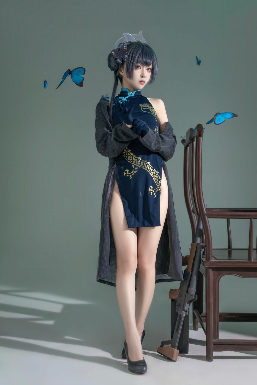 Coser@矢量鱼 – 蔚蓝档案 龙华妃咲 (25P)