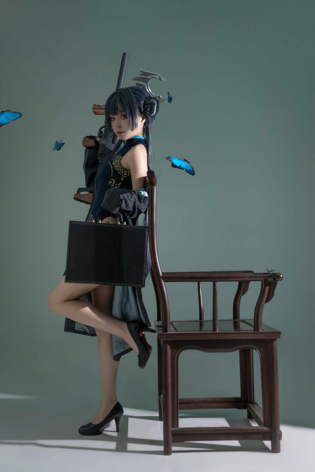 Coser@矢量鱼 – 蔚蓝档案 龙华妃咲 (25P)