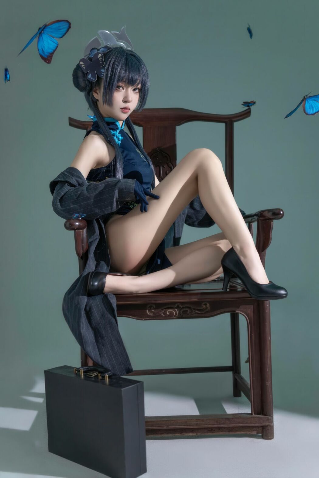 Coser@矢量鱼 – 蔚蓝档案 龙华妃咲 (25P)