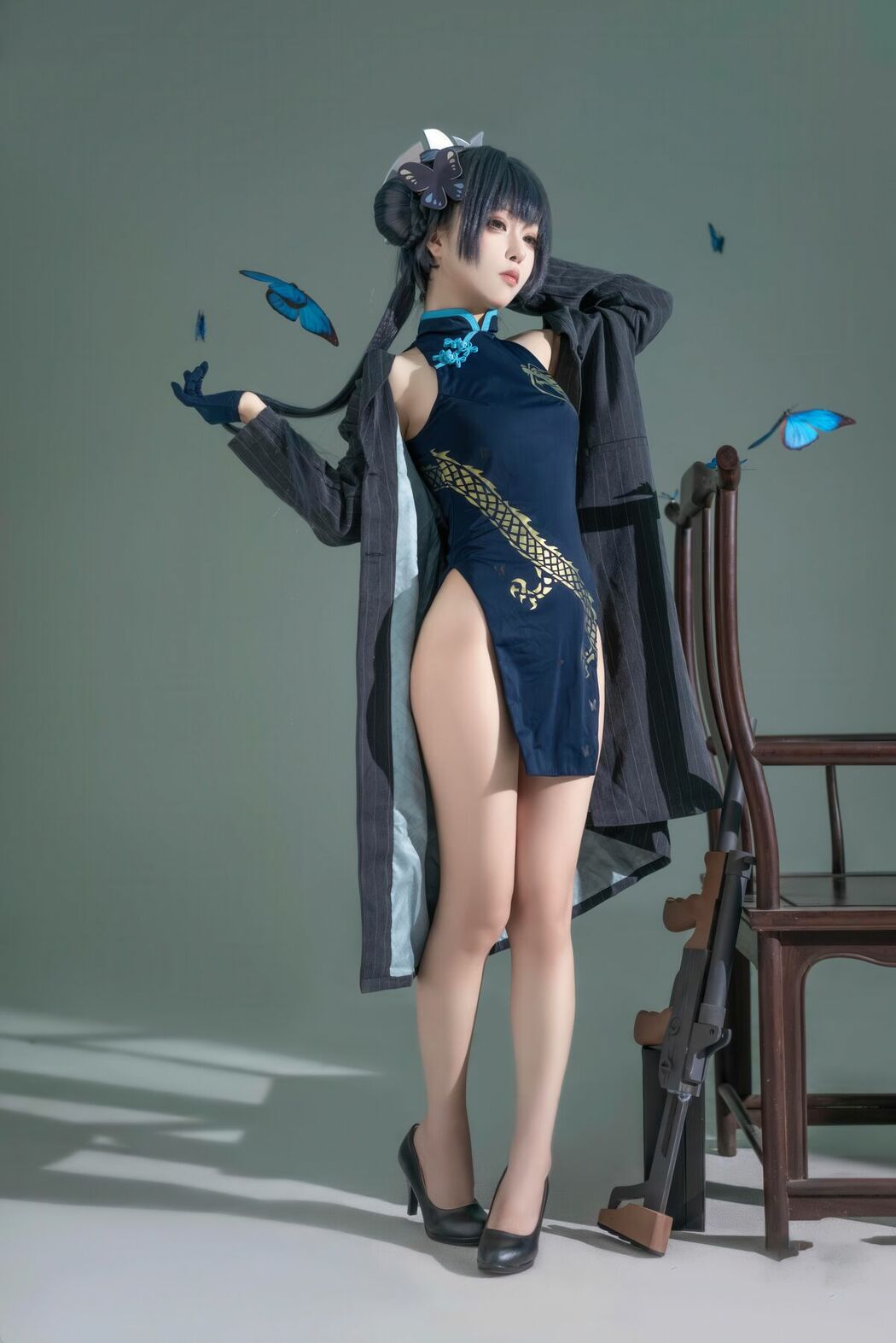 Coser@矢量鱼 – 蔚蓝档案 龙华妃咲 (25P)
