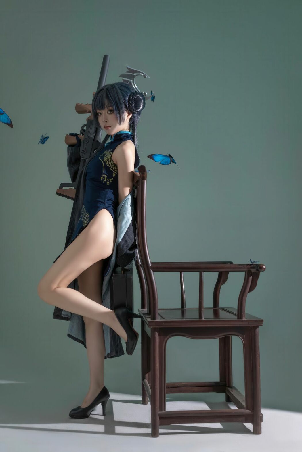 Coser@矢量鱼 – 蔚蓝档案 龙华妃咲 (25P)