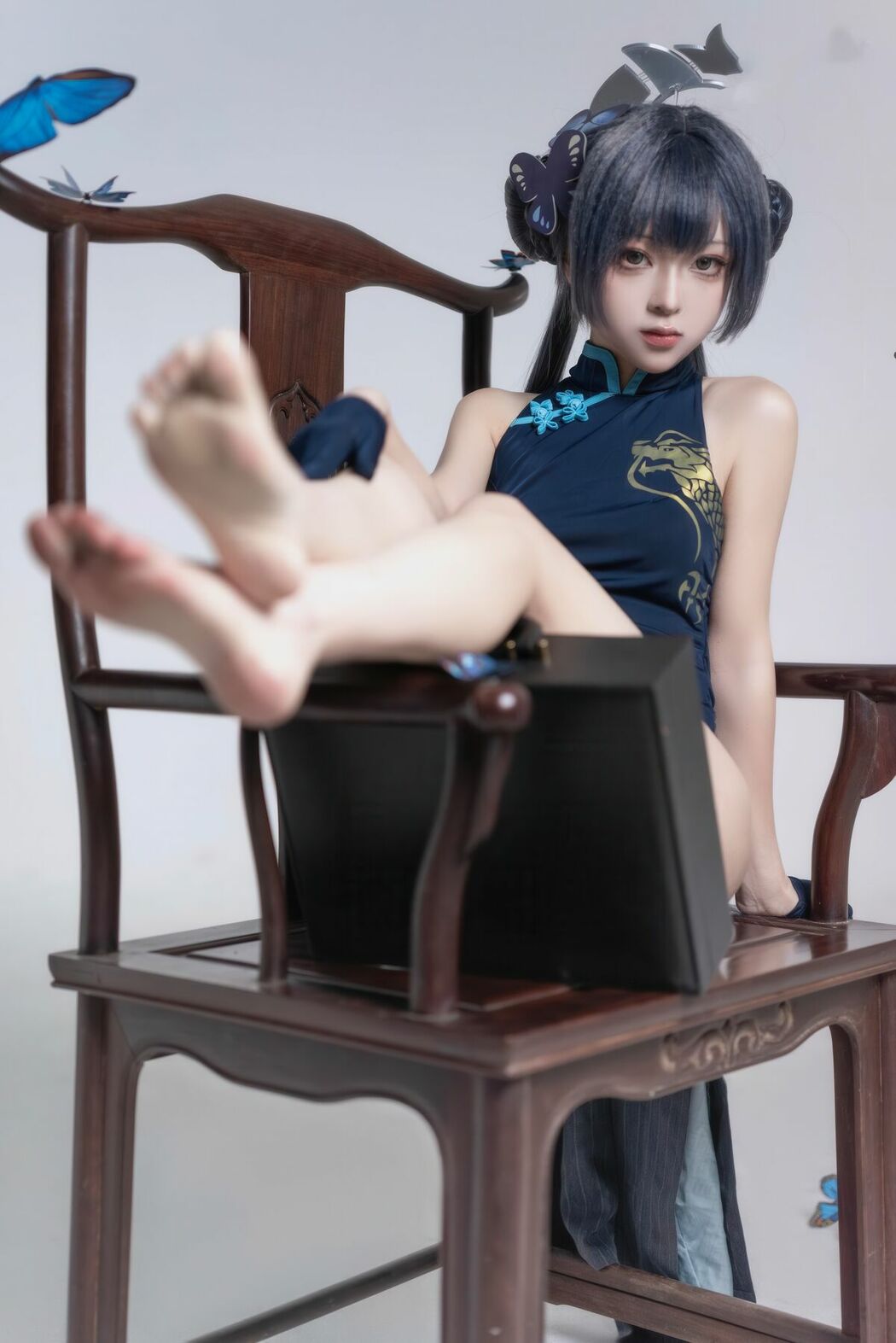 Coser@矢量鱼 – 蔚蓝档案 龙华妃咲 (25P)