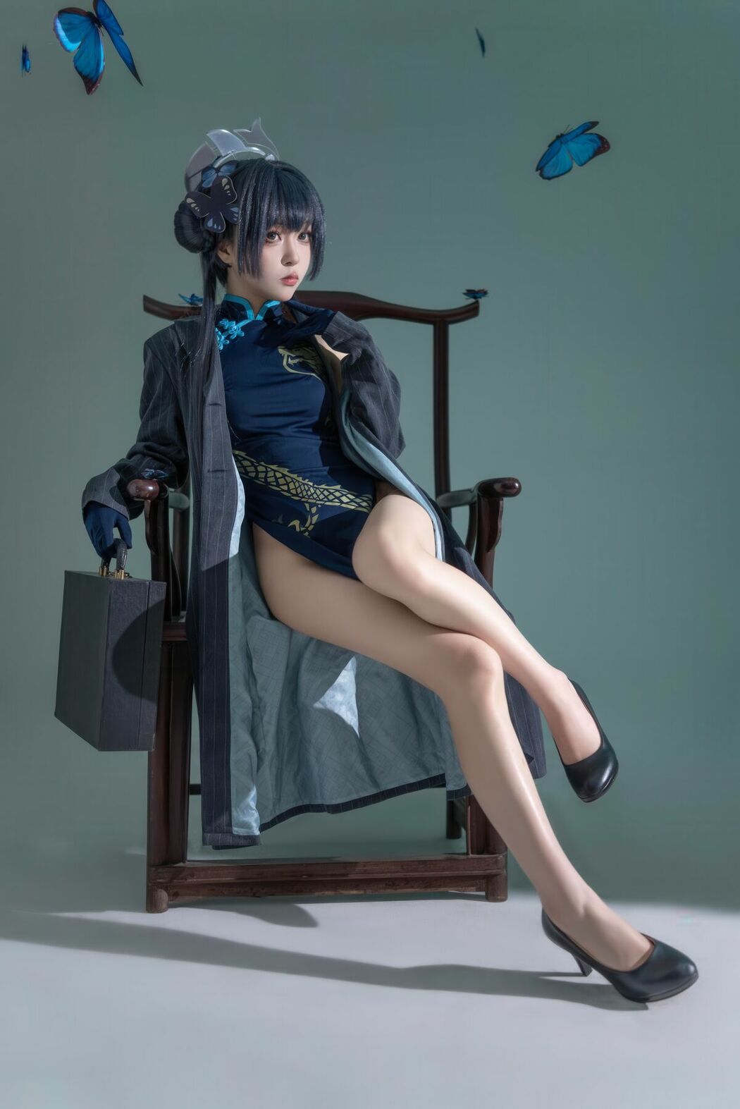 Coser@矢量鱼 – 蔚蓝档案 龙华妃咲 (25P)