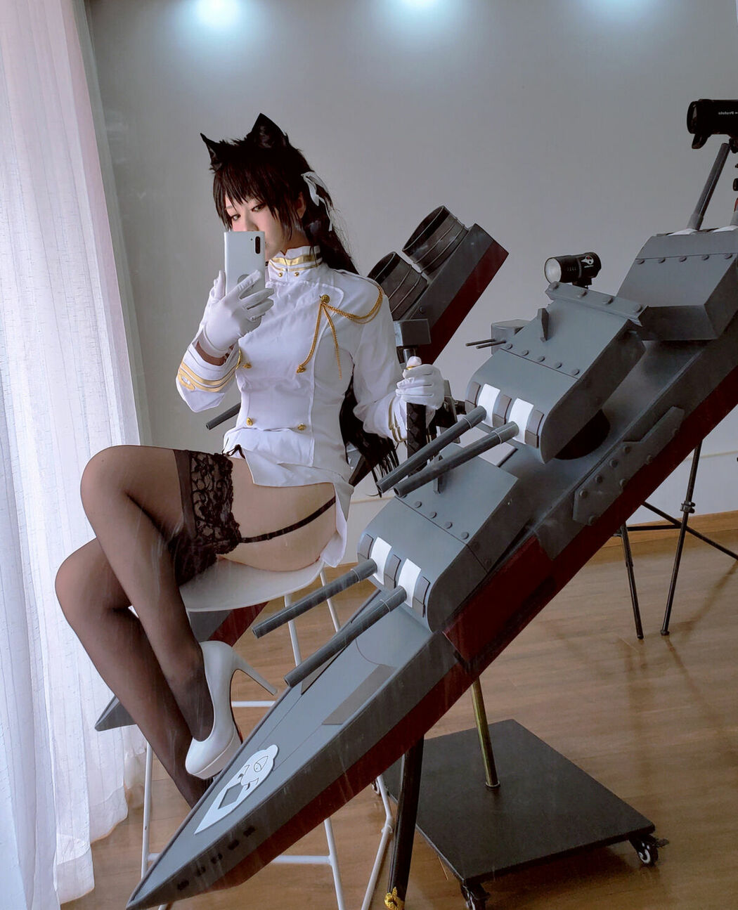 Coser@半半子 – 爱宕 (46P)