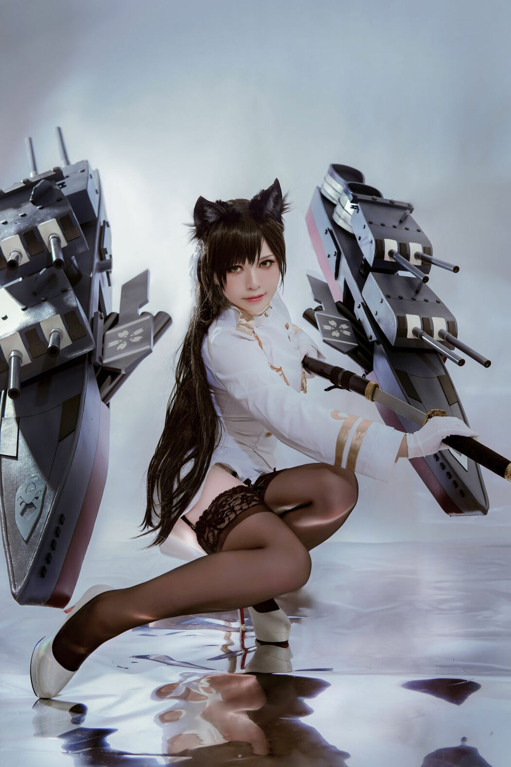 Coser@半半子 – 爱宕 (46P)