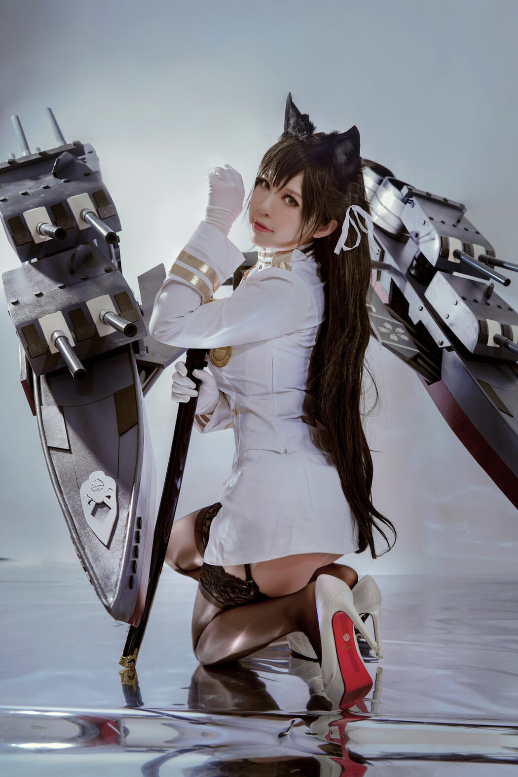 Coser@半半子 – 爱宕 (46P)