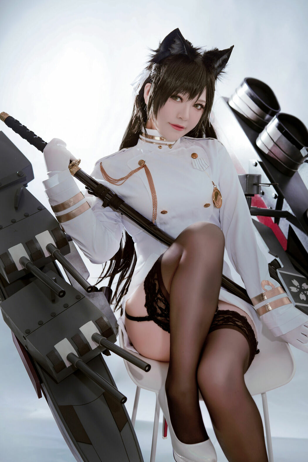 Coser@半半子 – 爱宕 (46P)