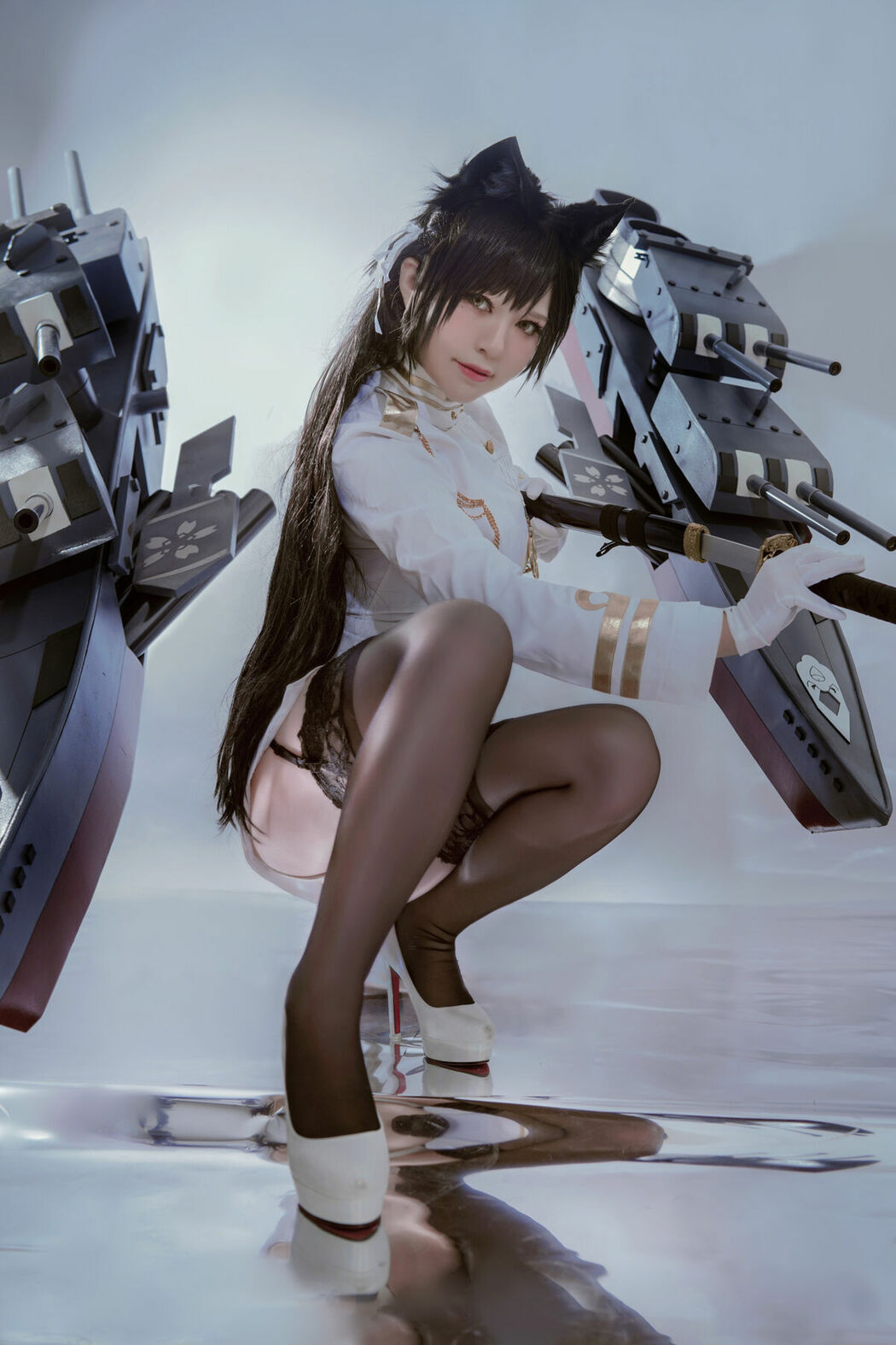 Coser@半半子 – 爱宕 (46P)