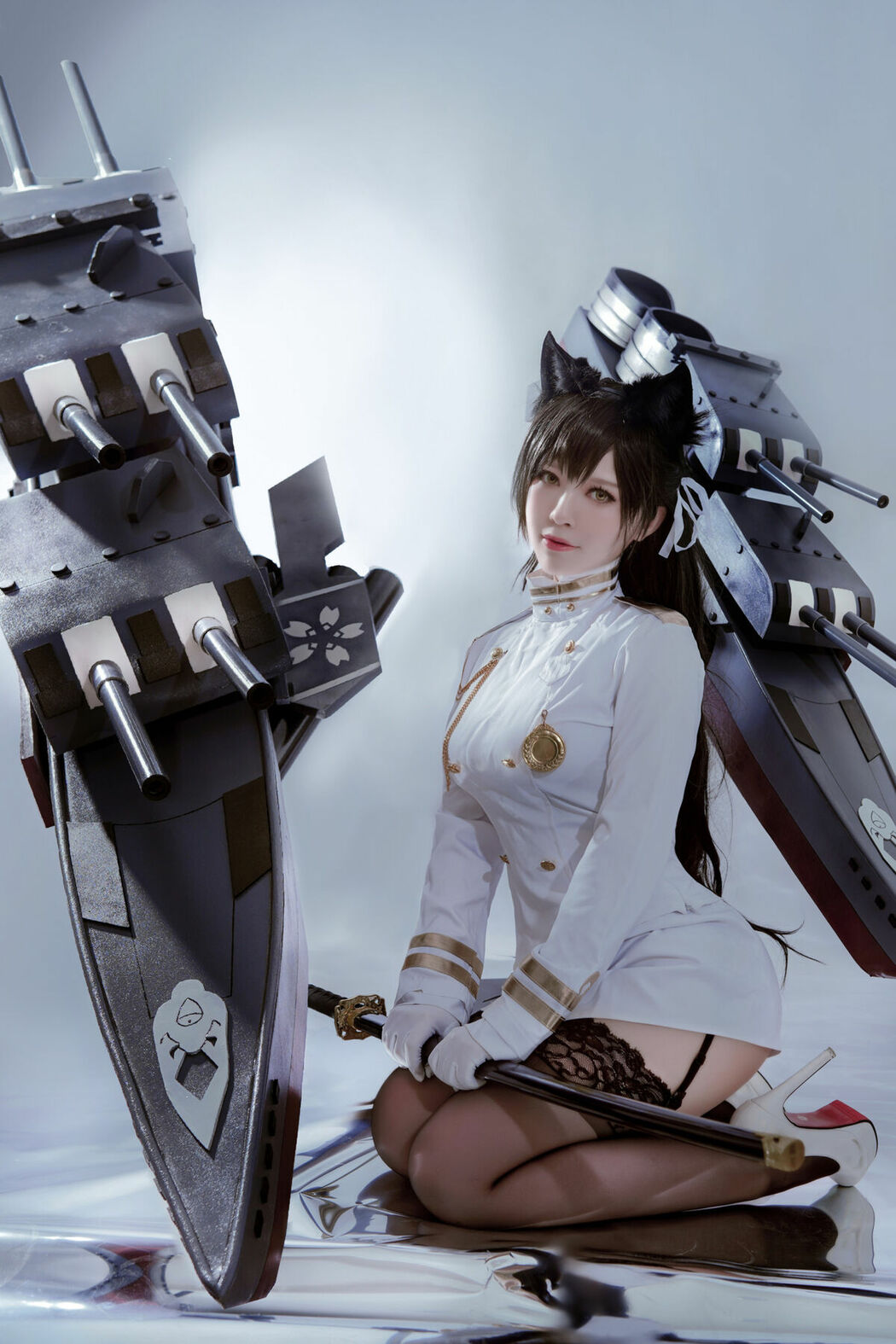 Coser@半半子 – 爱宕 (46P)